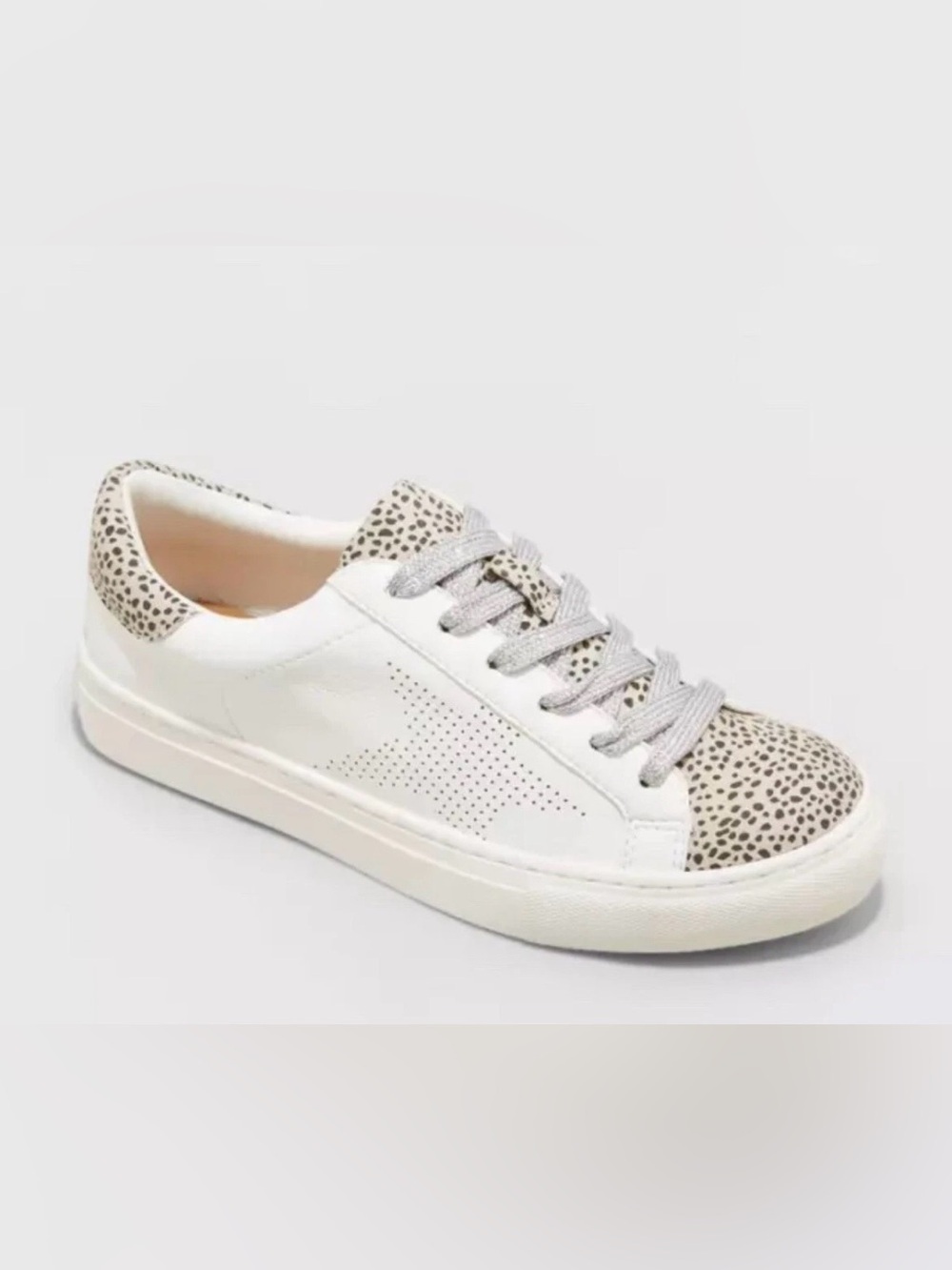 Universal Thread Women's Cadey Memory Foam Sneaker White/Animal Print US Size 11 - Picture 2 of 15